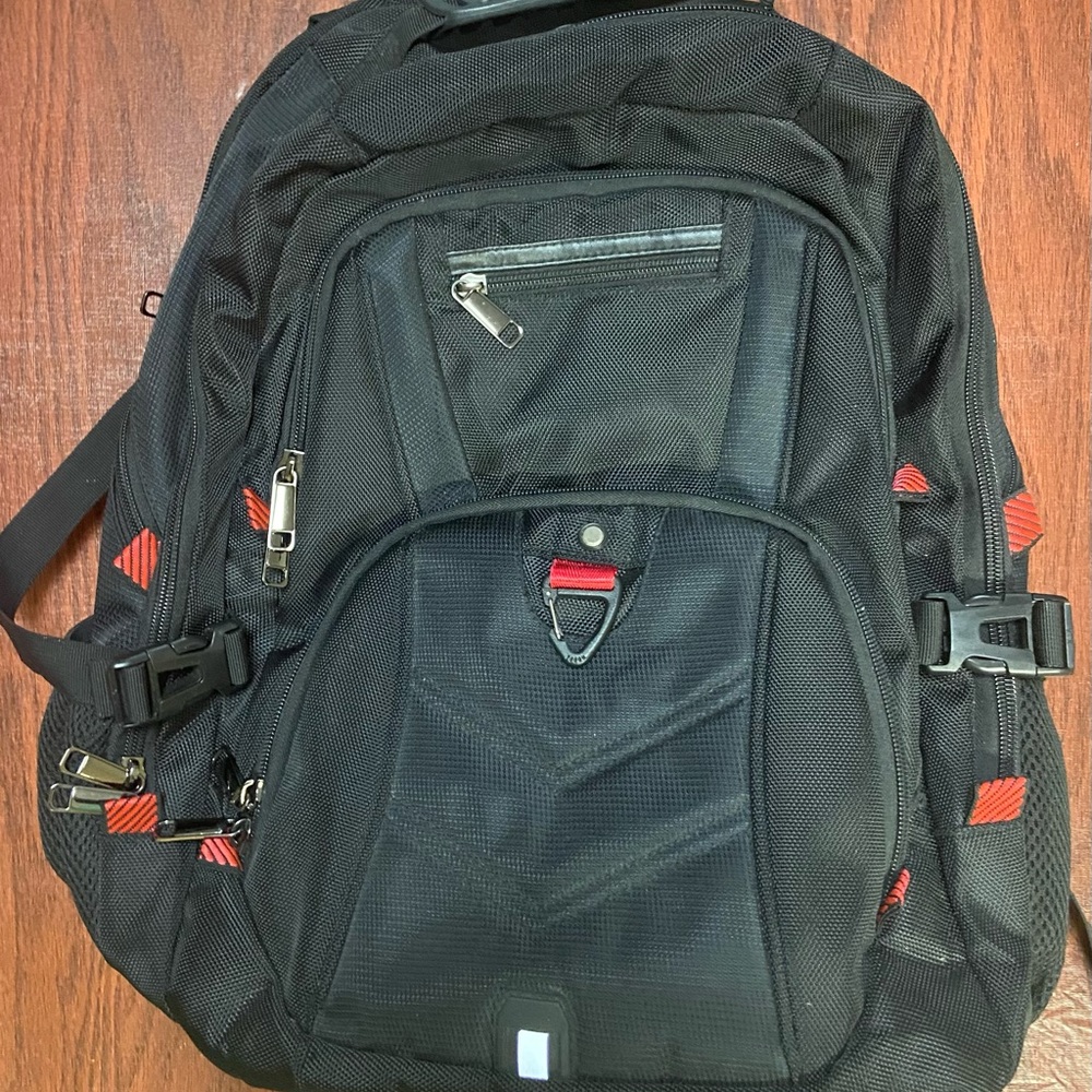 NEWHEY Laptop Backpack 17 Inch Business Travel Book bag with USB Charging Port